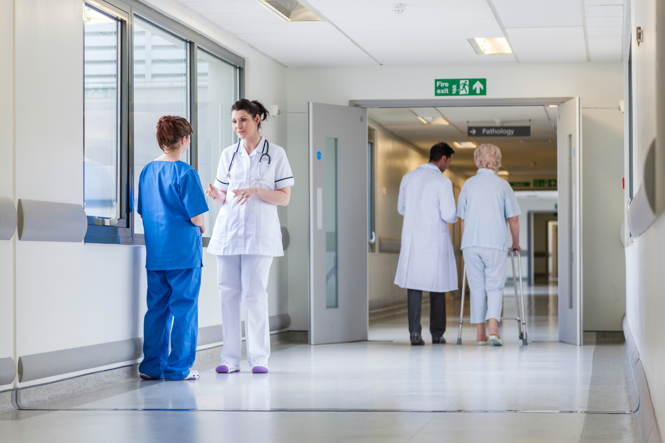 Couloir d'un hôpital 