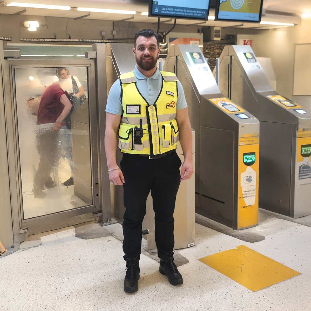 sécurité en station de métro